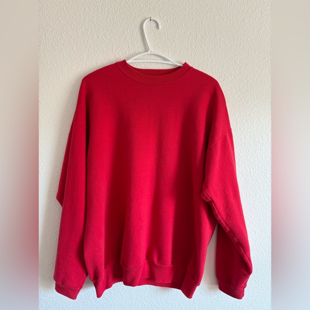 Hanes Bold Red Crewneck Sweatshirt